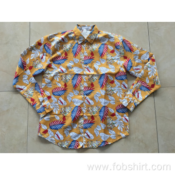 Cotton Printing Hawaii Shirt 133x72